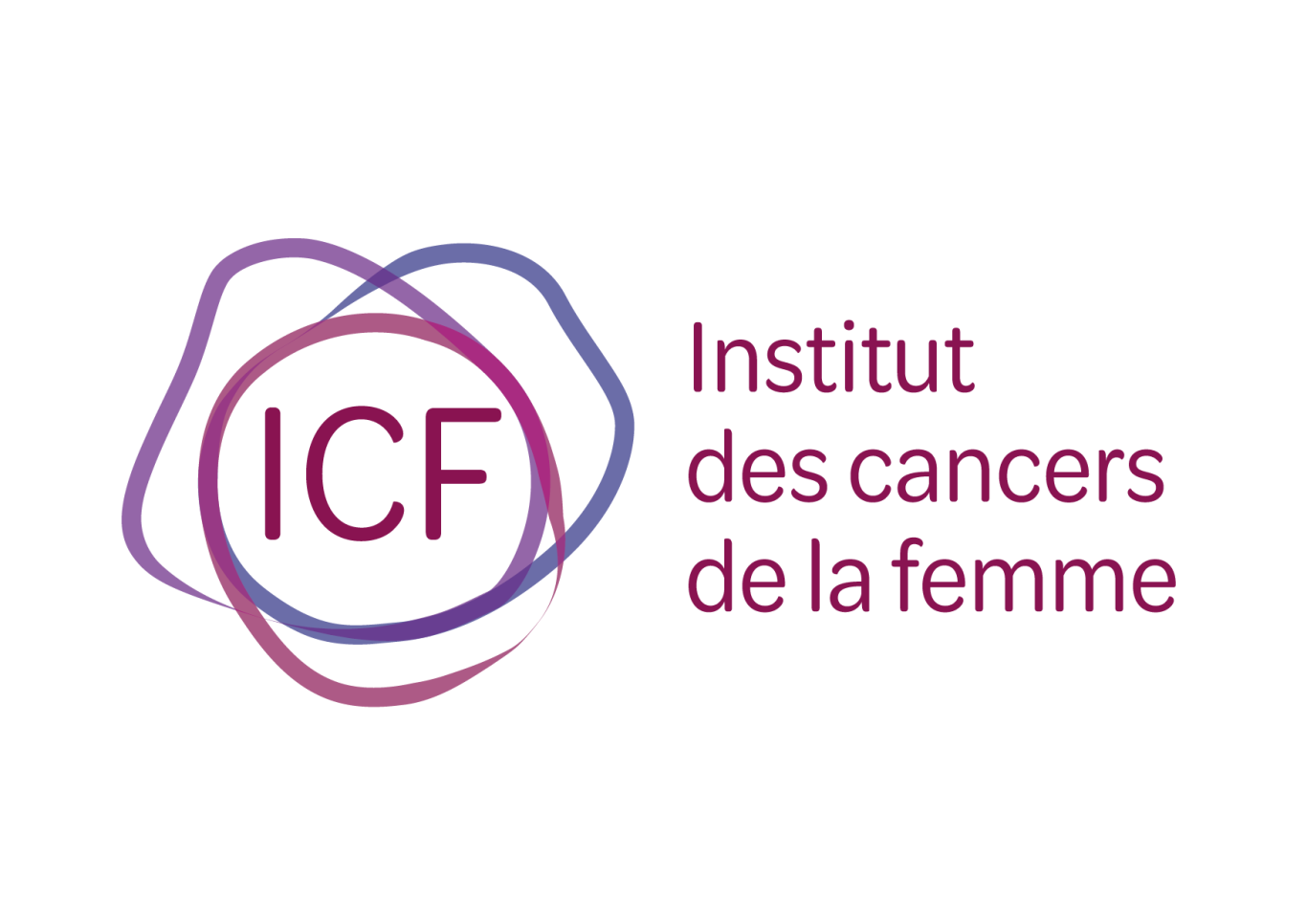 Institut des cancers de la femme Logo de l'Institut des cancers de la femme, avec les initiales "ICF".